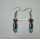 Joyería de moda Hematite Pepper Earring With Silver Color Fading